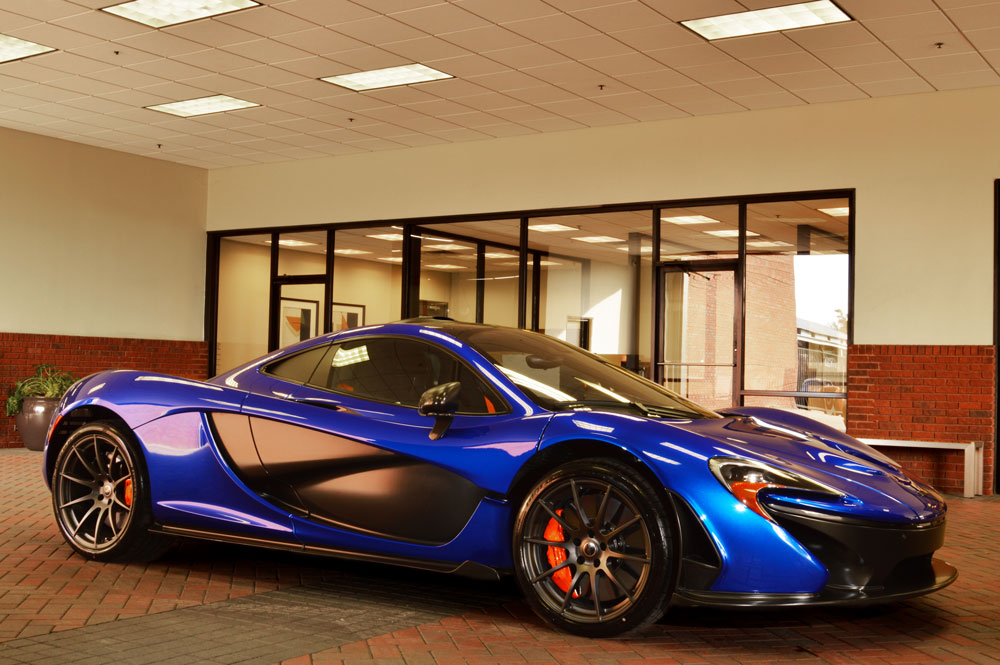 Blue McLaren P1