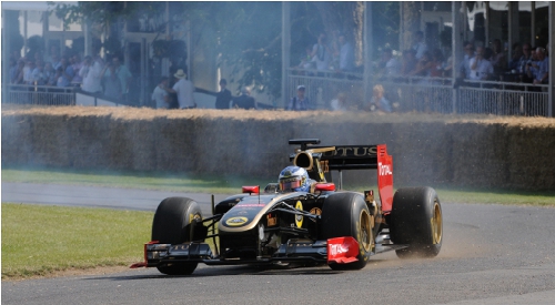 Lotus racing at Goodwood